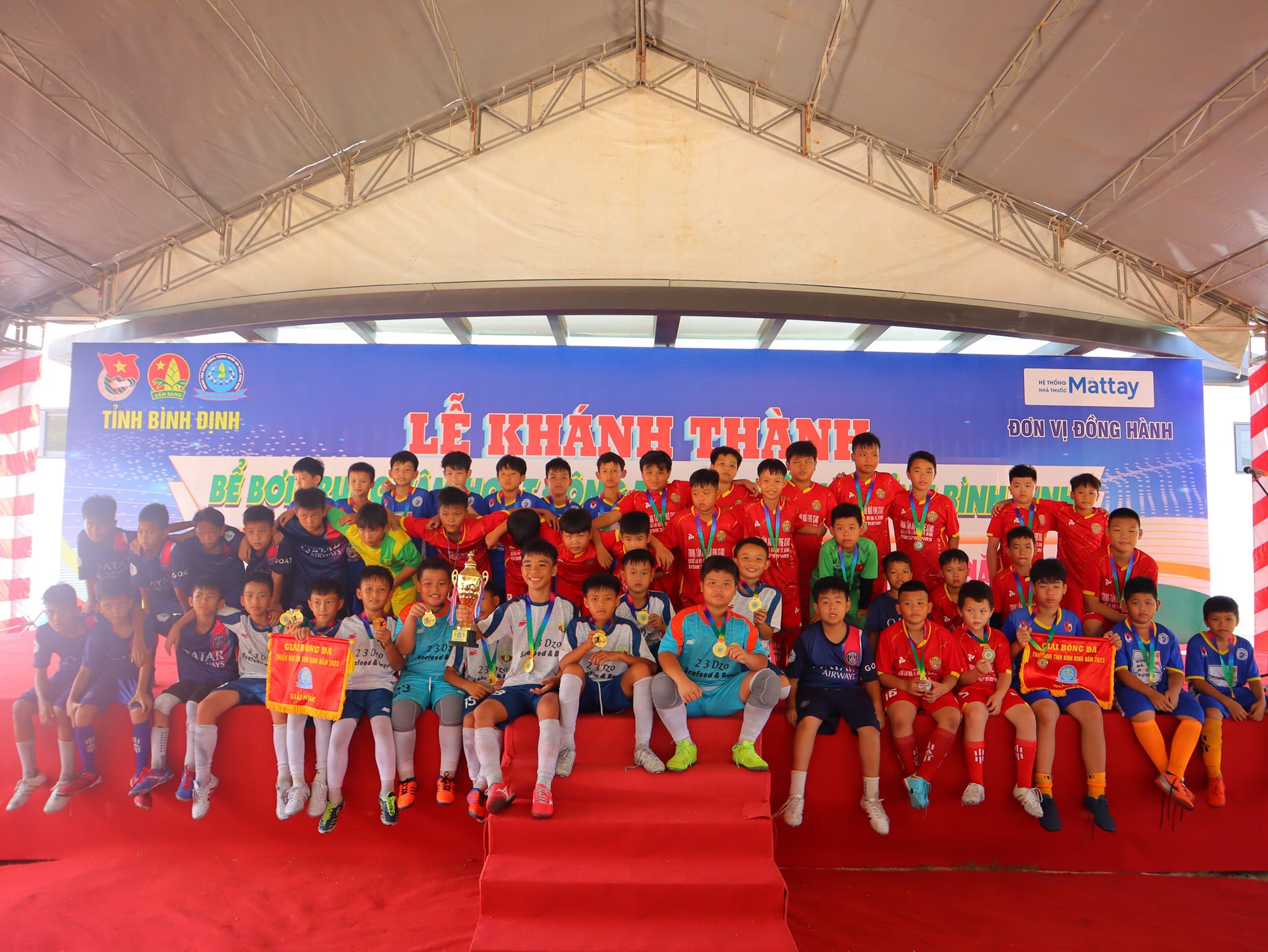 Tổ chức giải bóng đá và giải bơi lội thiếu nhi tỉnh Bình Định lần thứ I, năm 2023.